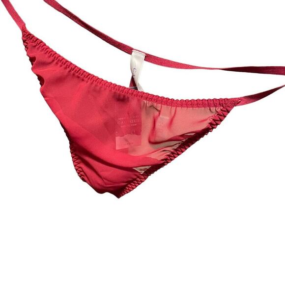 NWT Cacique Red Lace Nightie w/thong - Picture 4 of 10
